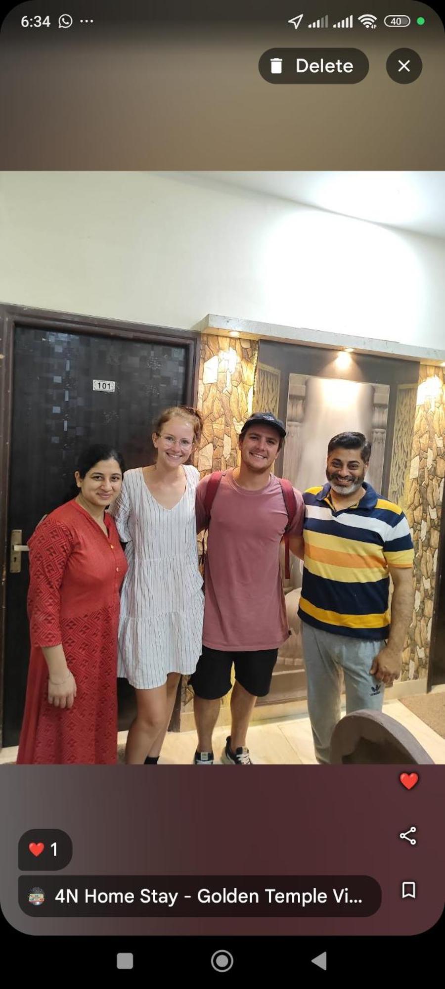 4N Homestay- Golden Temple View Amritsar Exteriör bild